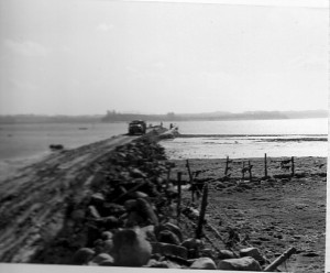 Østre Færge - molen anlægges 1962