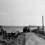 Østre Færge, molen anlægges 1962