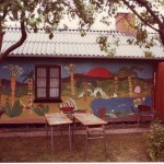 Skoleudstilling - Orø Skole vægmaleri 1982